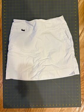 Peck & Peck White Mini Skirt